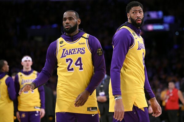 Lakers return after Bryant s death lose 127 119 to Blazers AP News